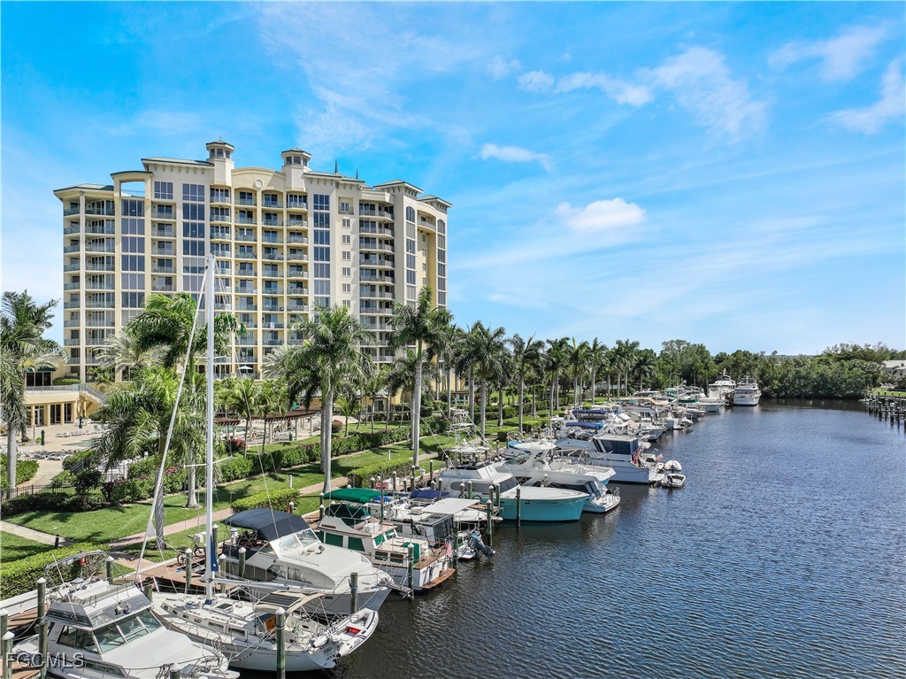 3426 Hancock Bridge Parkway, Unit 704 North Fort Myers, FL 33903 - Photo 21 of 37 a view of a terrace with sitting area