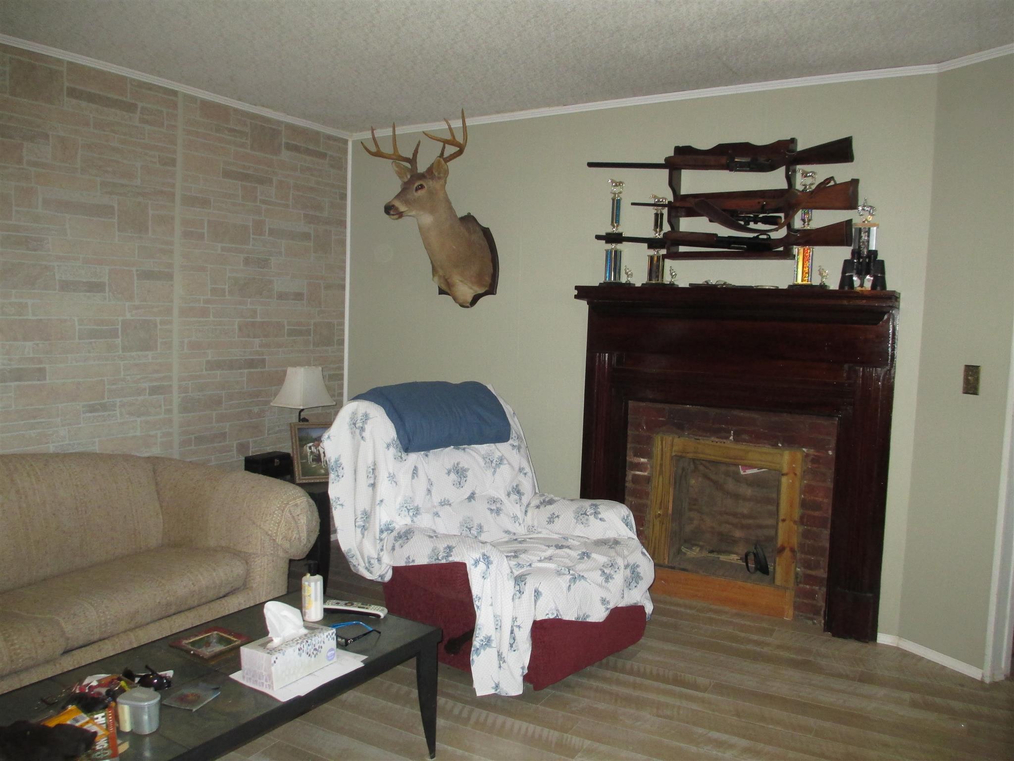 1935 Chicken Road Lebanon, TN 37090 - Photo 8 of 28 a living room with furniture and a fireplace