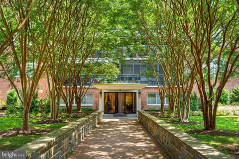 a front view of a building