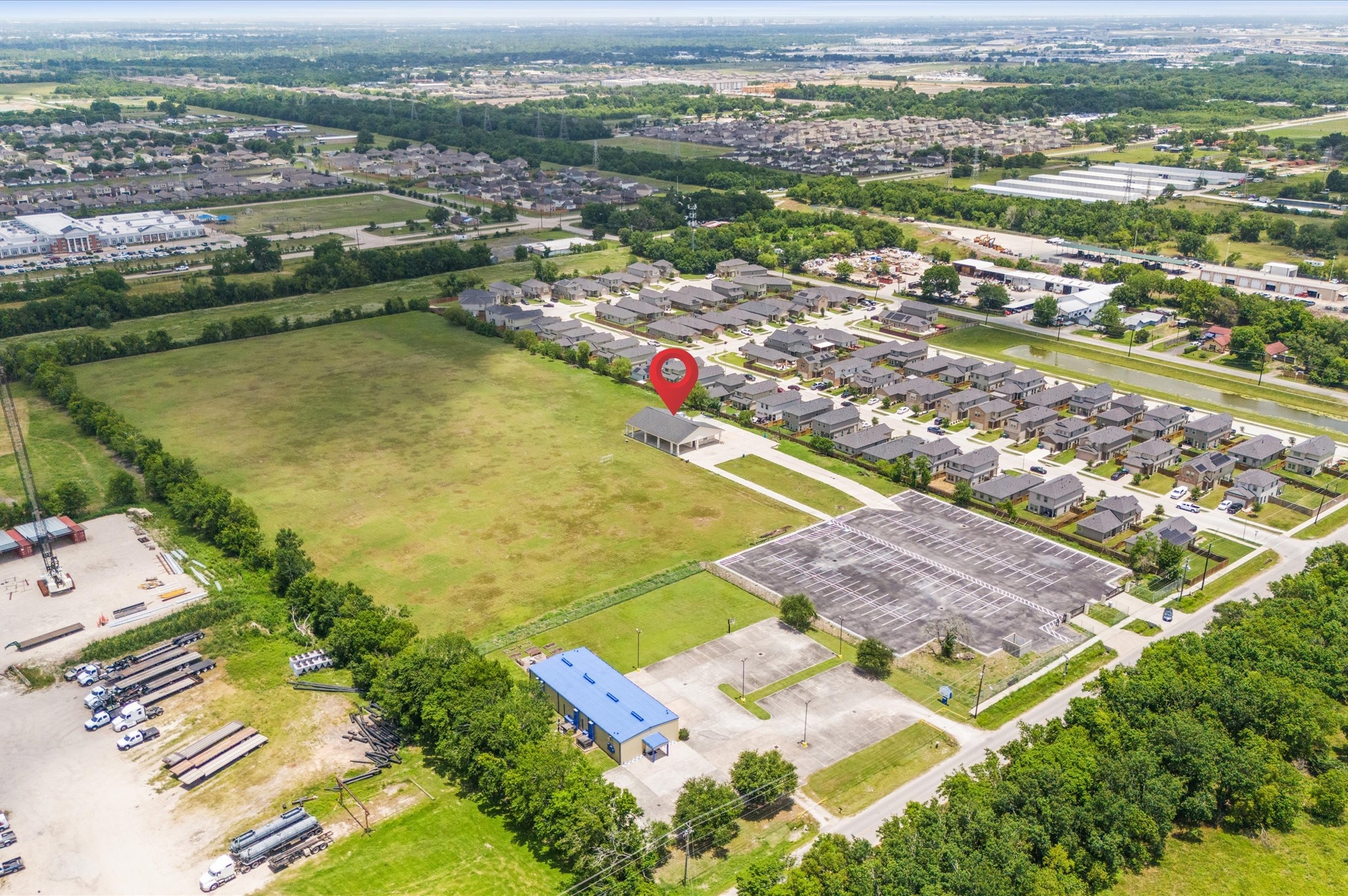 0 Almeda Genoa Road Houston, TX 77053 - Photo 23 of 29 an aerial view of residential houses with outdoor space