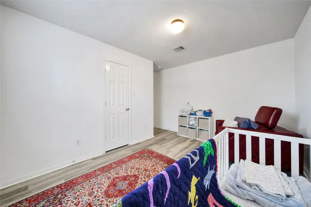 a room with toys and stairs