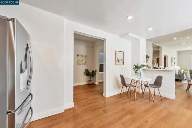 a view of kitchen with livingroom and furniture
