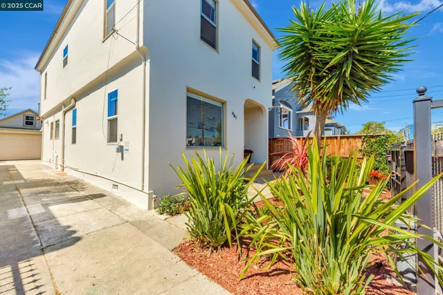 a view of plant in front of a house