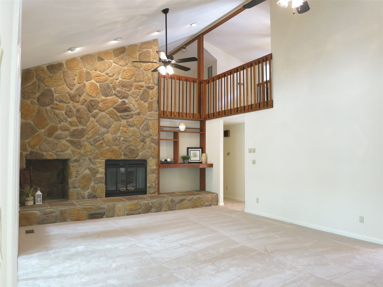 9209 Litchford Road Raleigh, NC 27615 - Photo 9 of 25 Another view of the Family Rm shows the Loft area above. Family Room