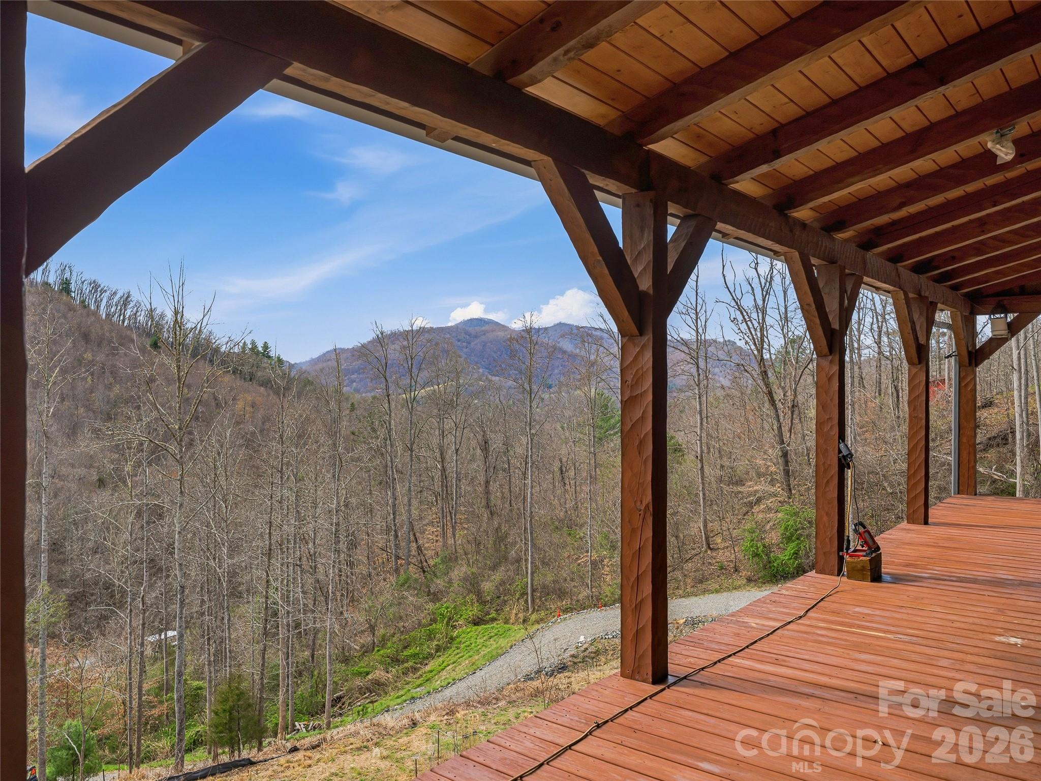 182 Whittemore Branch Road Barnardsville, NC 28709 - Photo 1 of 46 a view of a porch