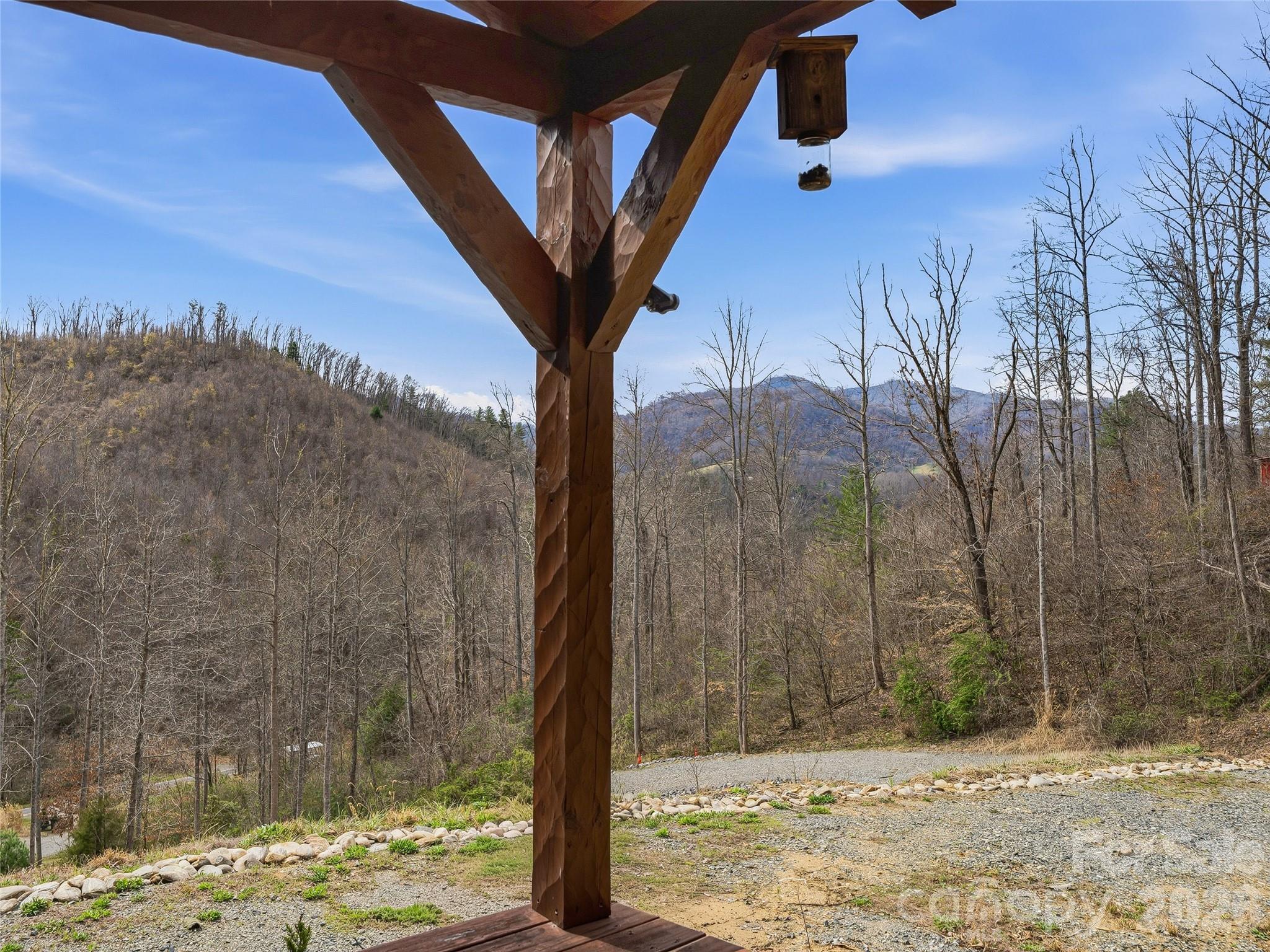 182 Whittemore Branch Road Barnardsville, NC 28709 - Photo 14 of 46 a view of a backyard of the house