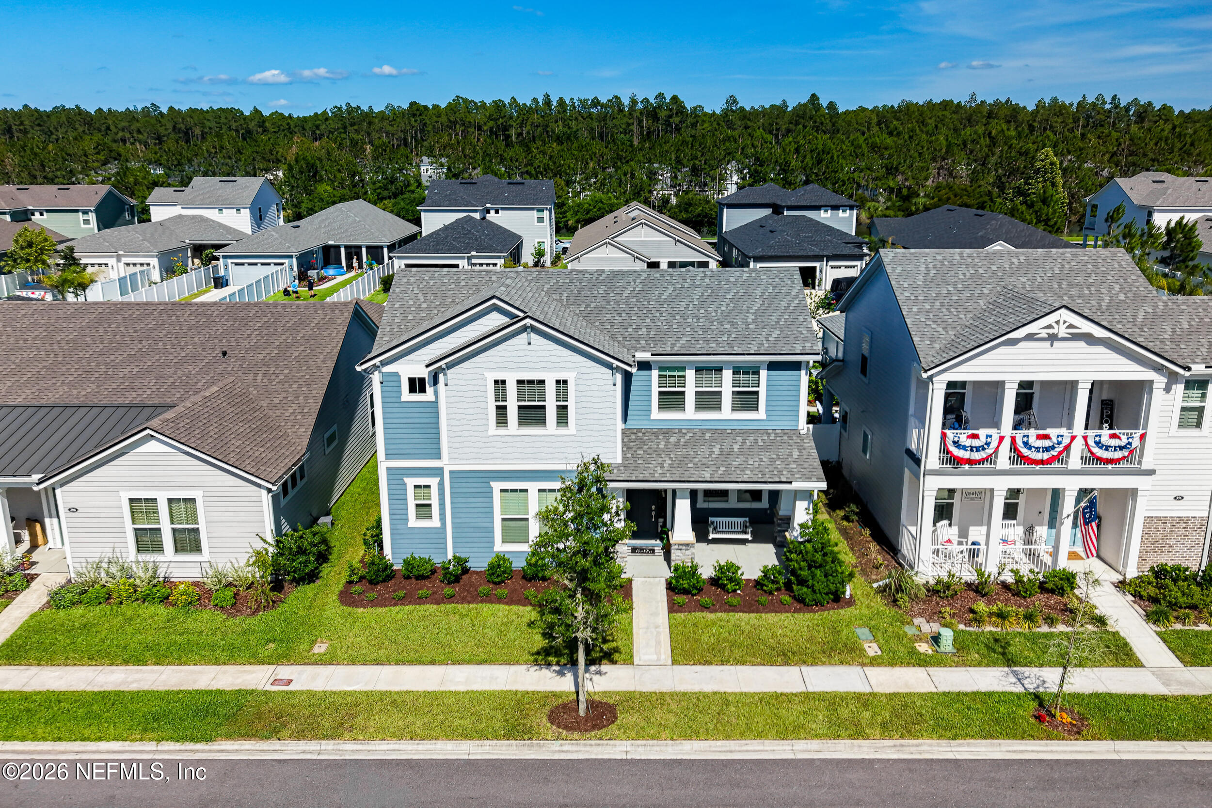 386 Footbridge Road St. Johns, FL 32259 - Photo 30 of 43 FB drone OV front