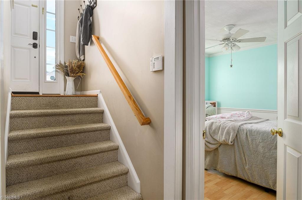 135 Winding Creek Road Mocksville, NC 27028 - Photo 20 of 32 Split foyer leading downstairs