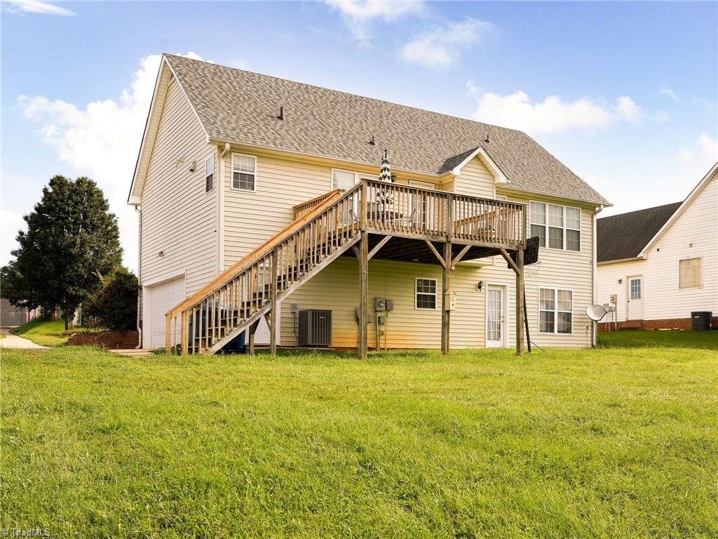 135 Winding Creek Road Mocksville, NC 27028 - Photo 30 of 32 Beautiful backyard with a great deck!