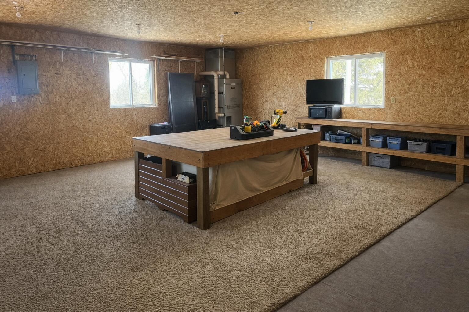 N5748 Metovale Road Brandon, WI 53919 - Photo 27 of 34 Sunroom is down in the cold season? Well, heated work room it is!!