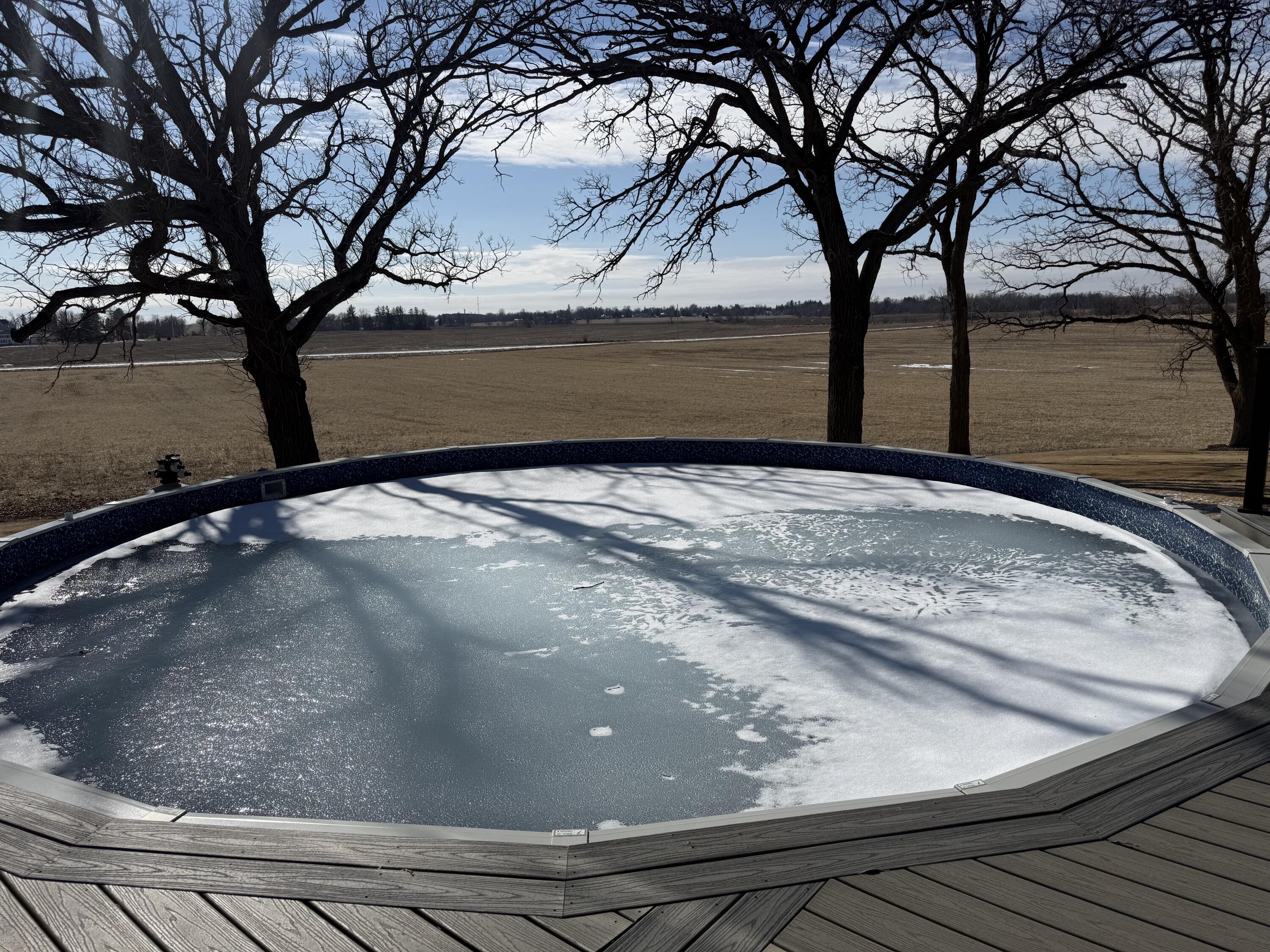 N5748 Metovale Road Brandon, WI 53919 - Photo 30 of 34 28' around; 5 ft deep in middle