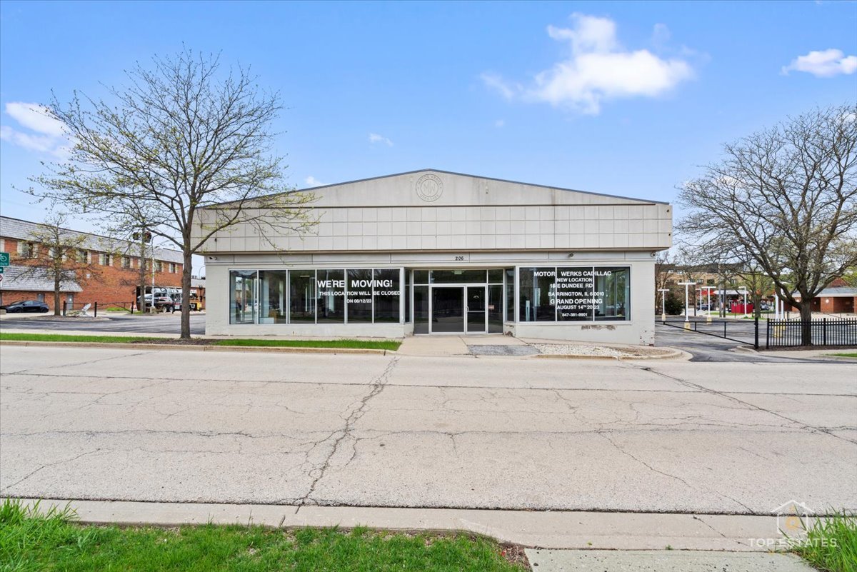 206 North Cook Street Barrington, IL 60010 - Photo 50 of 55 a view of a building with a yard