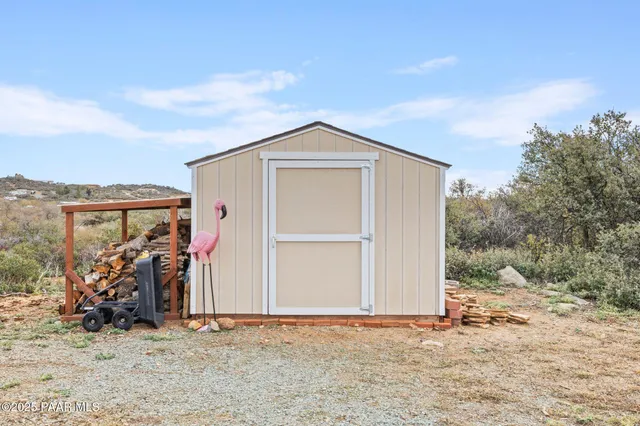 a view of a lake with mountains in the background