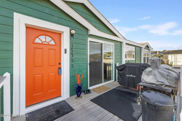 a view of a entryway door