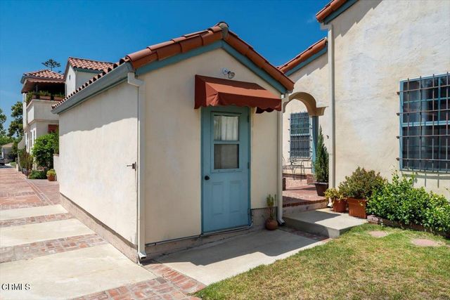 a view of a house with many windows