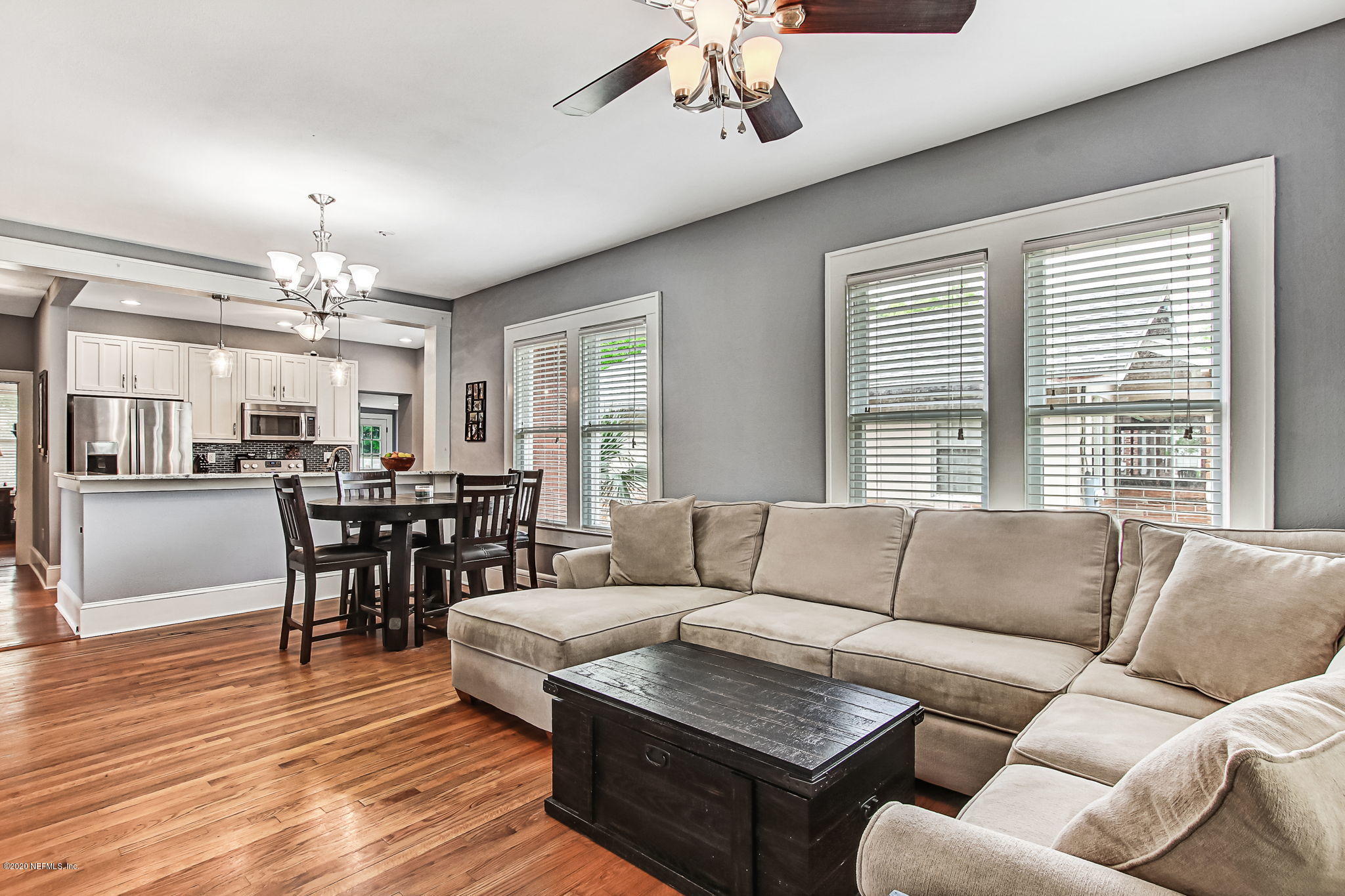 1292 Wolfe Street Jacksonville, FL 32205 - Photo 12 of 38 a living room with furniture and a large window