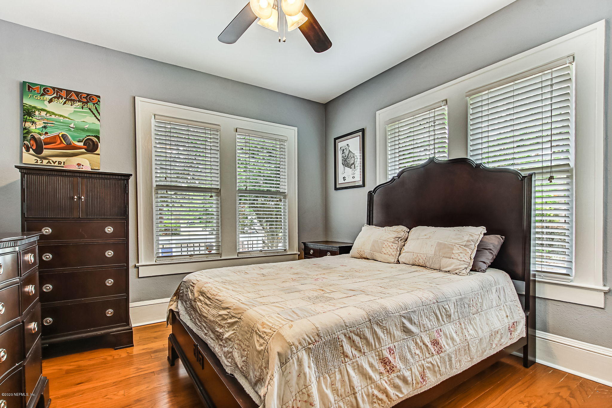 1292 Wolfe Street Jacksonville, FL 32205 - Photo 26 of 38 a bedroom with a bed and a closet