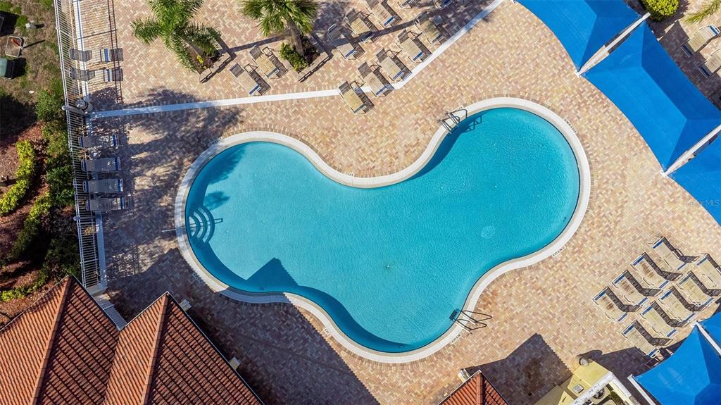 1103 Park Ridge Circle Kissimmee, FL 34746 - Photo 43 of 72 an aerial view of a swimming pool