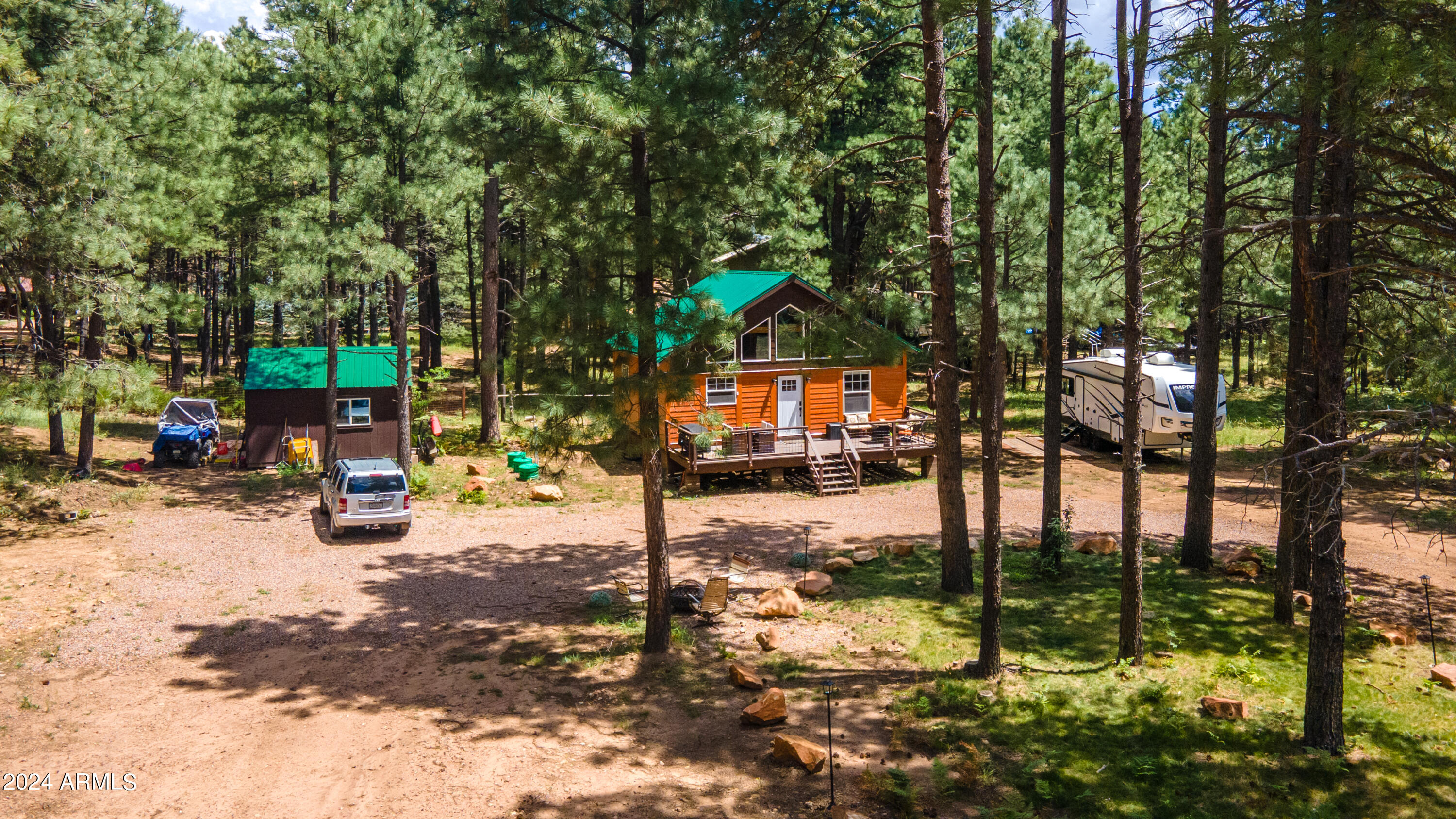 1225 Highway Loop Forest Lakes, AZ 85931 - Photo 36 of 45 a view of swimming pool with a patio