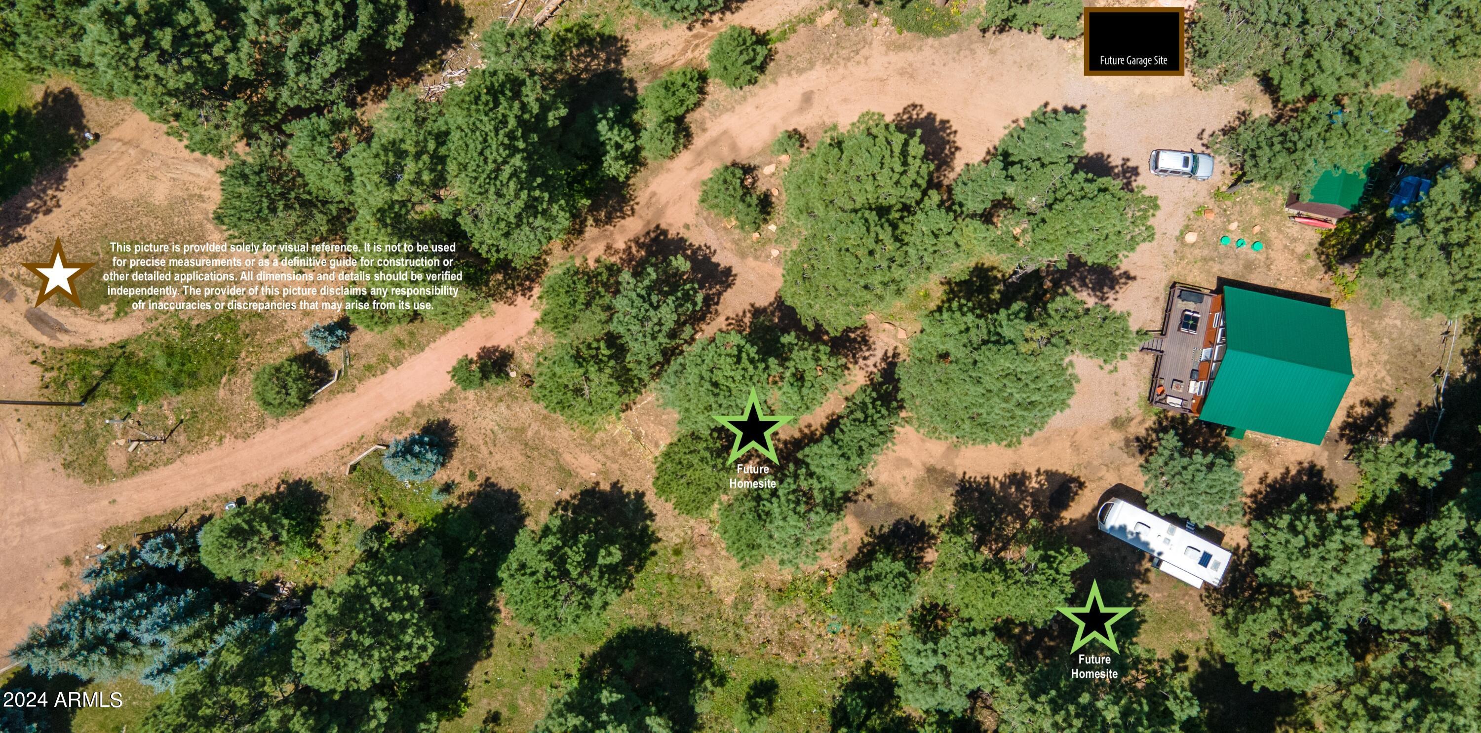 1225 Highway Loop Forest Lakes, AZ 85931 - Photo 42 of 45 an aerial view of a house with a yard