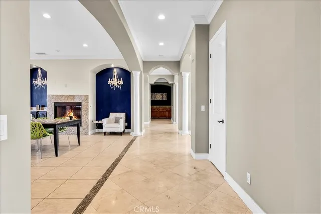 a kitchen that has a lot of cabinets in it