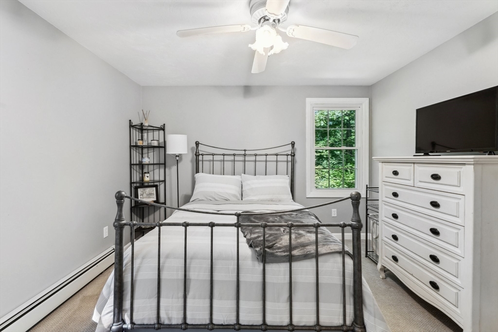 66 Dodge Road Sutton, MA 01590 - Photo 25 of 38 a bedroom with furniture a flat screen tv and a window