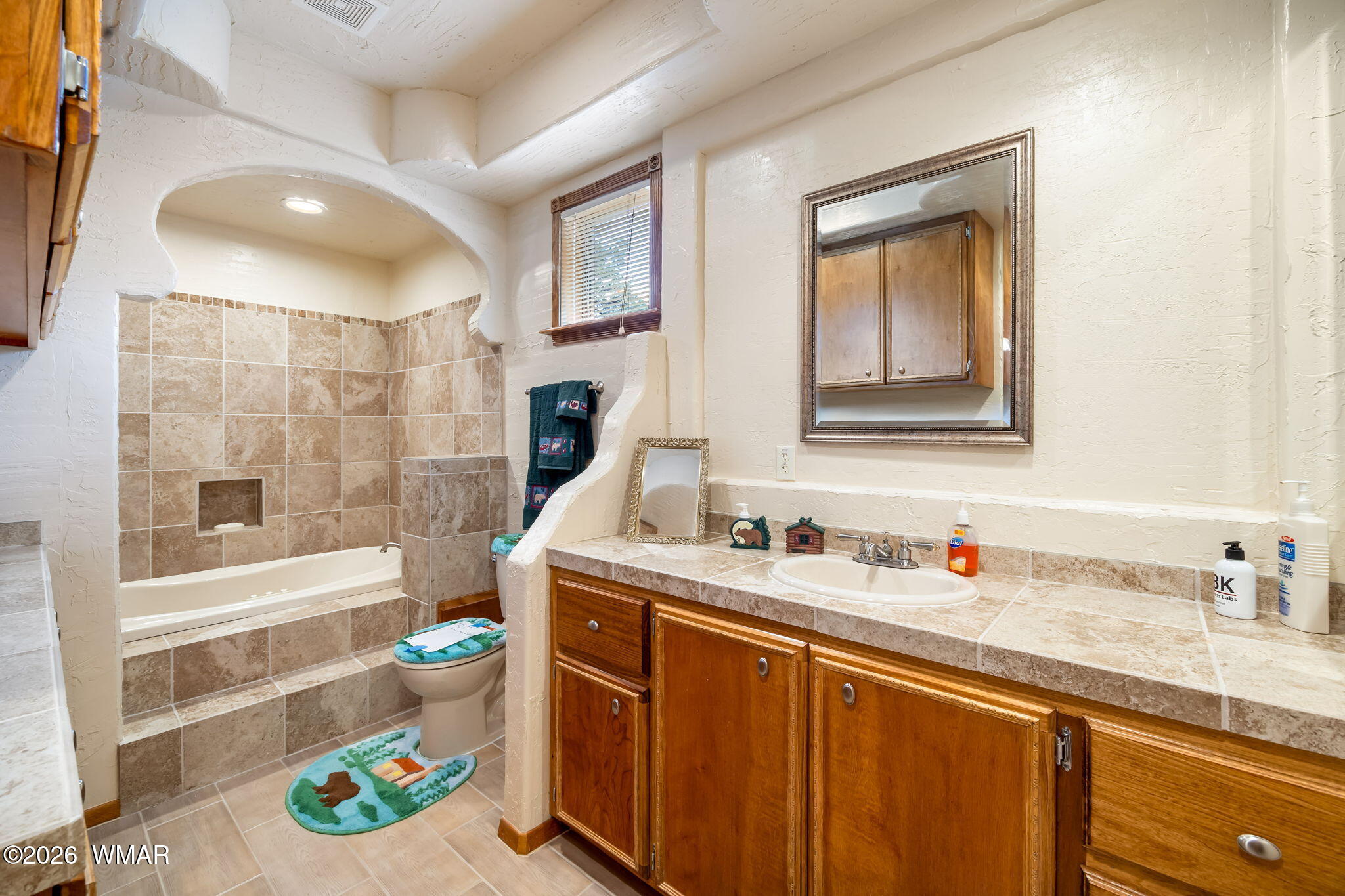 2937 Ransack Road Overgaard, AZ 85933 - Photo 19 of 34 a bathroom with a sink a toilet and a bathtub