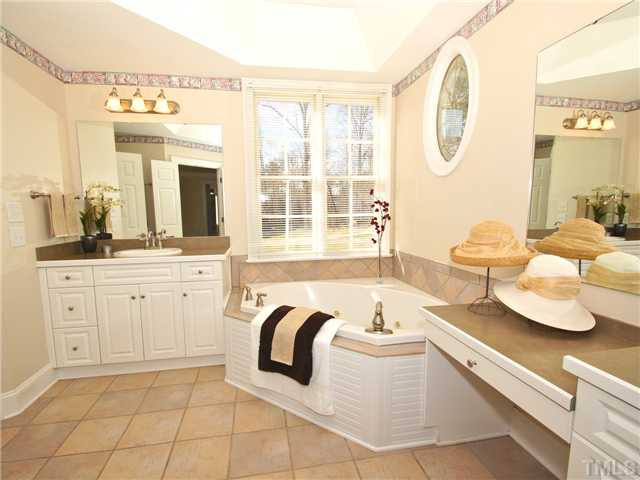 5256 Mill Dam Road Wake Forest, NC 27587 - Photo 16 of 25 ~This master bath has been completely "de-brassed' with all new fixtures!~