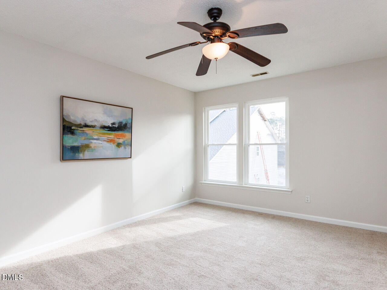 3712 Old Coach Road Raleigh, NC 27616 - Photo 16 of 34 Bright Primary suite with new carpet and large ceiling fan.