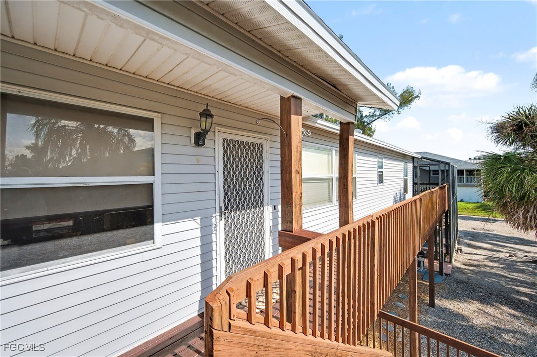 285 Dundee Road Fort Myers Beach, FL 33931 - Photo 39 of 42 a view of balcony with wooden floor