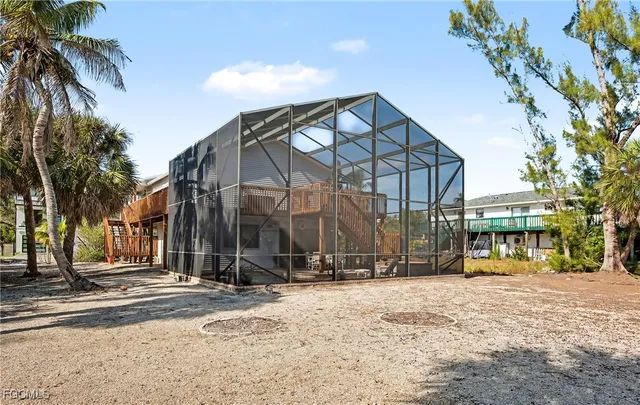 a view of a building with a trees