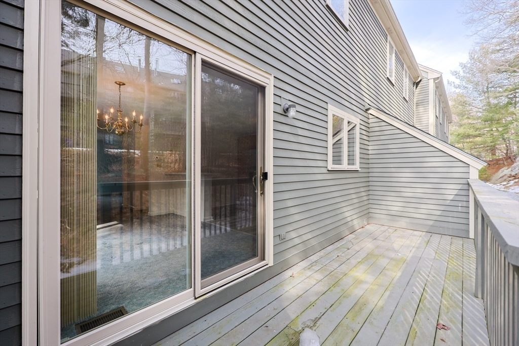 22 Deer Path, Unit 6 Maynard, MA 01754 - Photo 27 of 34 a view of a glass door with a glass door