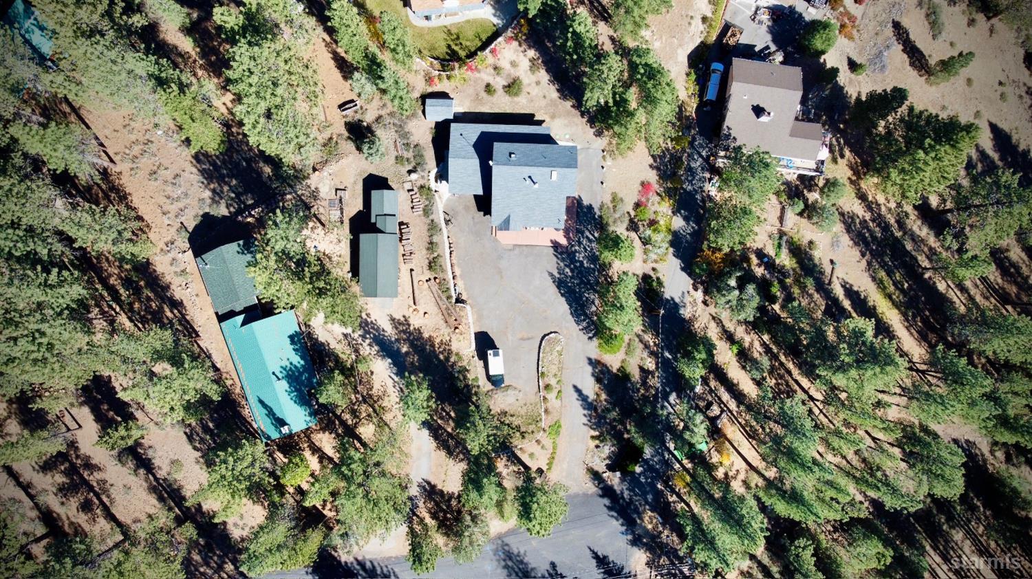 50 Canon View Markleeville, CA 96120 - Photo 20 of 21 an aerial view of a house with a yard