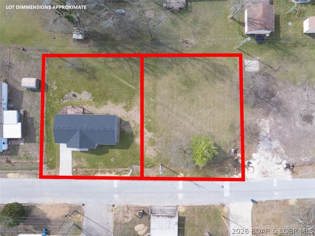 208 East Jemphrey Road Eldon, MO 65026 - Photo 36 of 45 Showing the extra lot that is a part of the proper