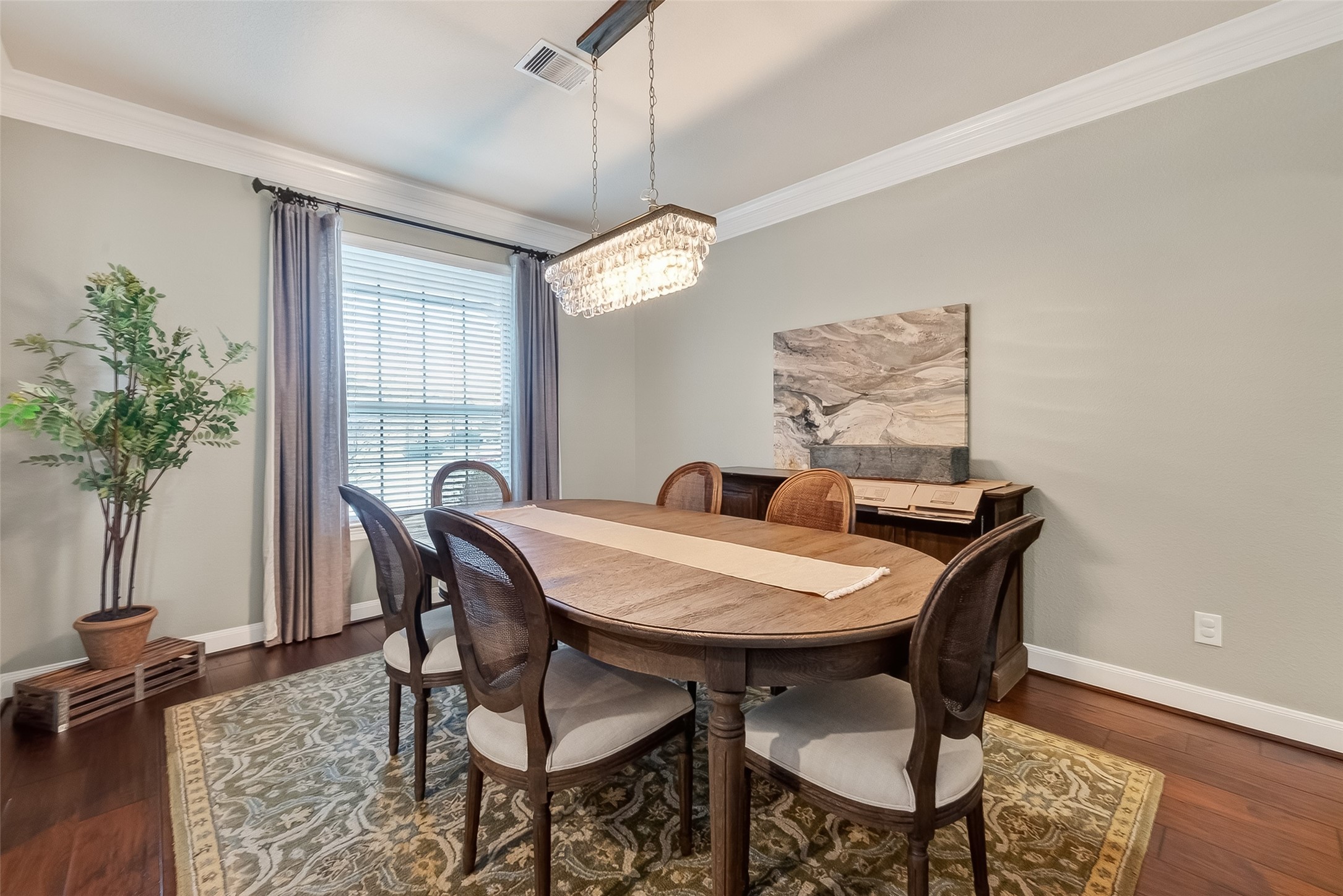 10 Cayuga Pond Court Spring, TX 77389 - Photo 8 of 50 a view of a dining room with furniture window and wooden floor