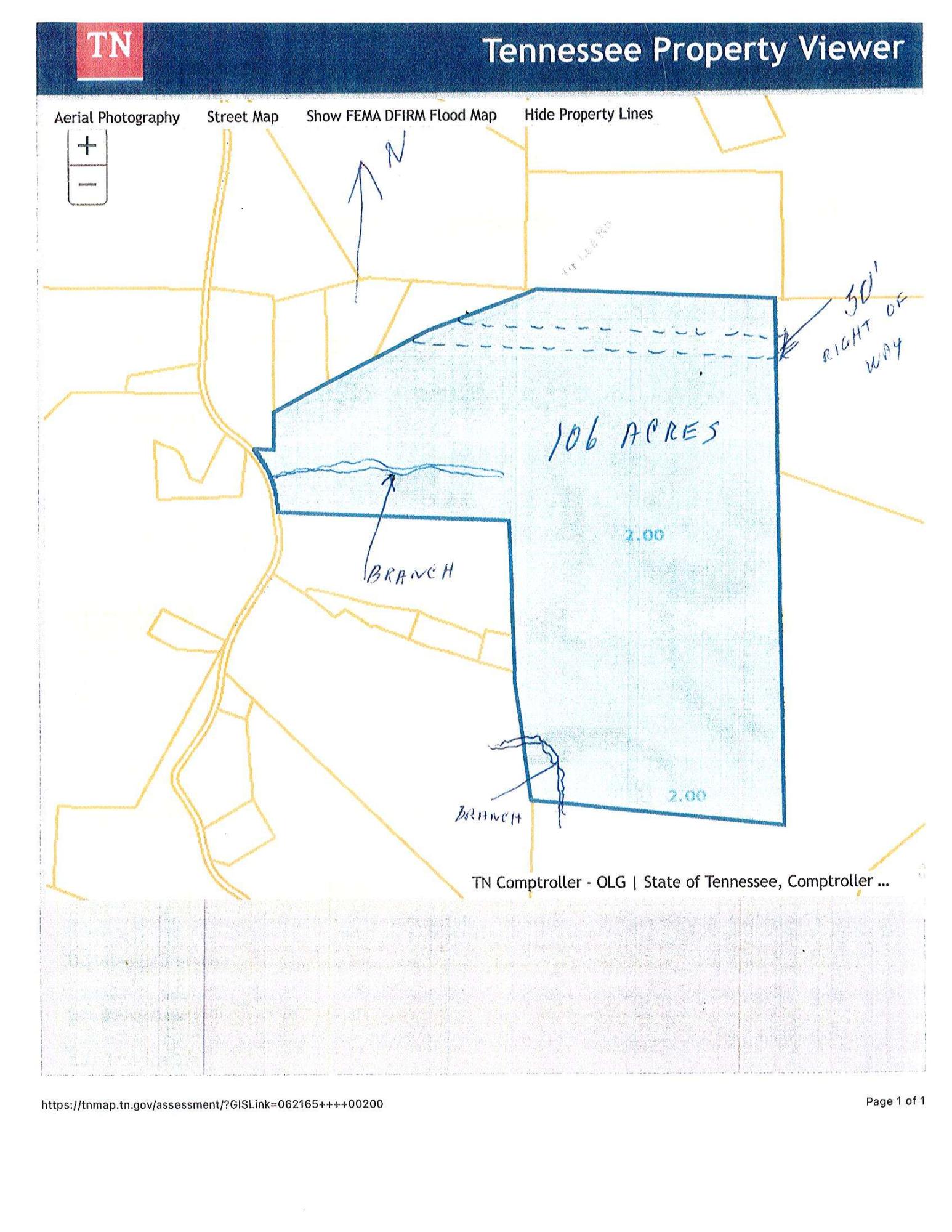 Old Mill Road Tellico Plains, TN 37385 - Photo 14 of 14 2357 Tax Map