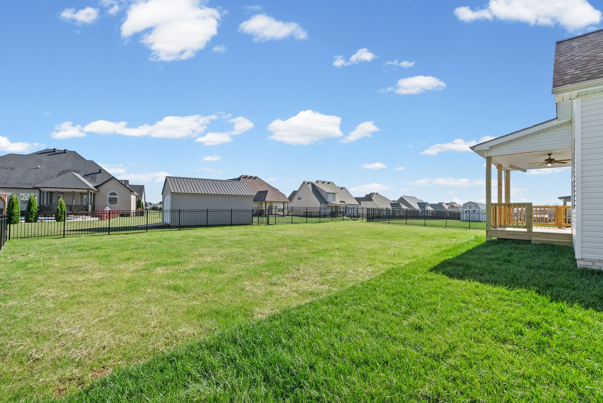 571 Fieldview Way Clarksville, TN 37043 - Photo 45 of 48 a view of a house with a big yard and a large tree center