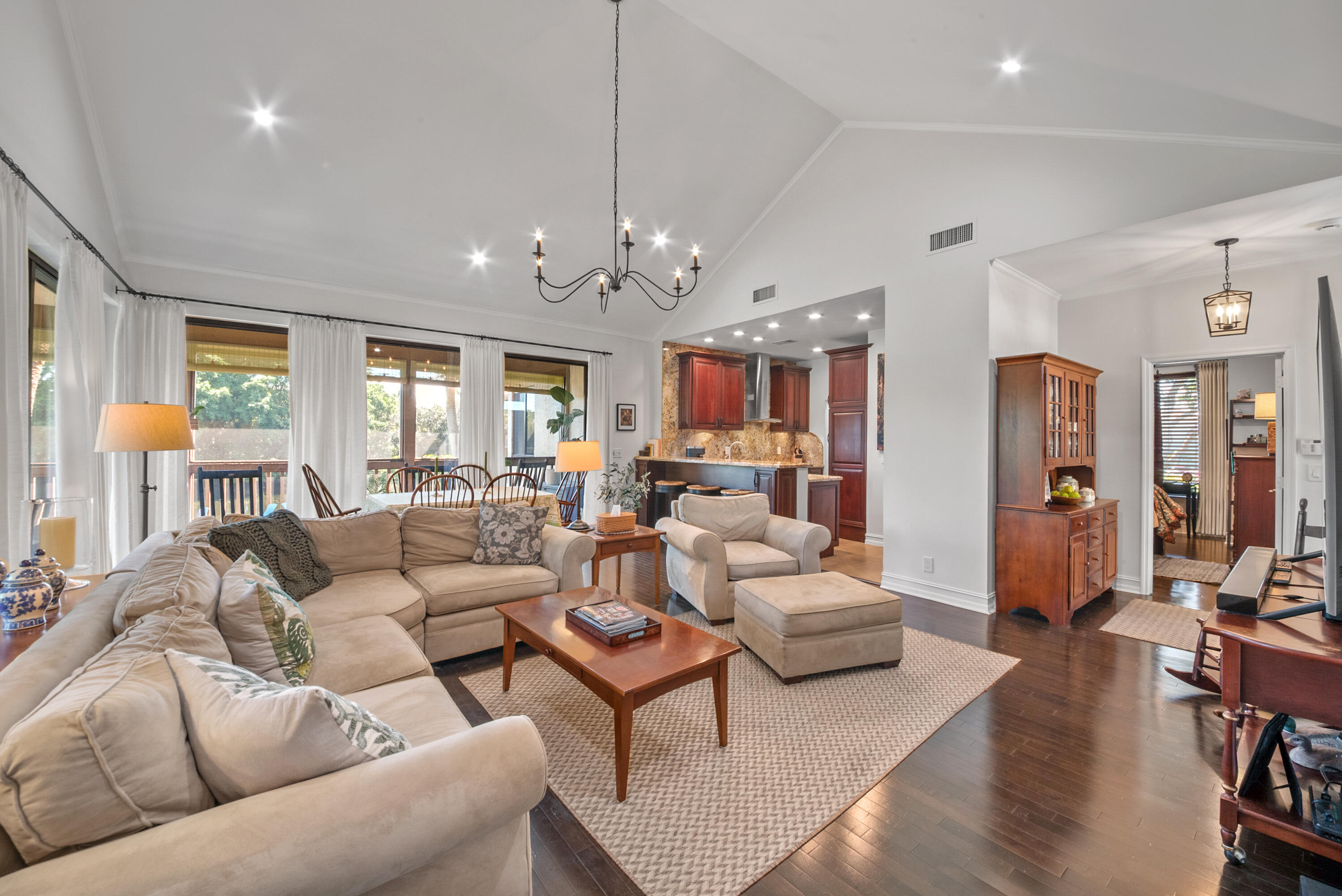 19199 Sabal Lake Drive Boca Raton, FL 33434 - Photo 6 of 40 a living room with furniture kitchen and a large window
