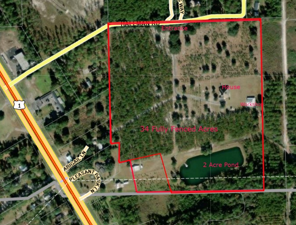 27247 Hallman Road Hilliard, FL 32046 - Photo 59 of 59 Property Lines