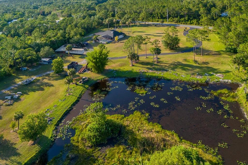 2975 West Osceola Road Geneva, FL 32732 - Photo 11 of 45 a view of a lake with a yard