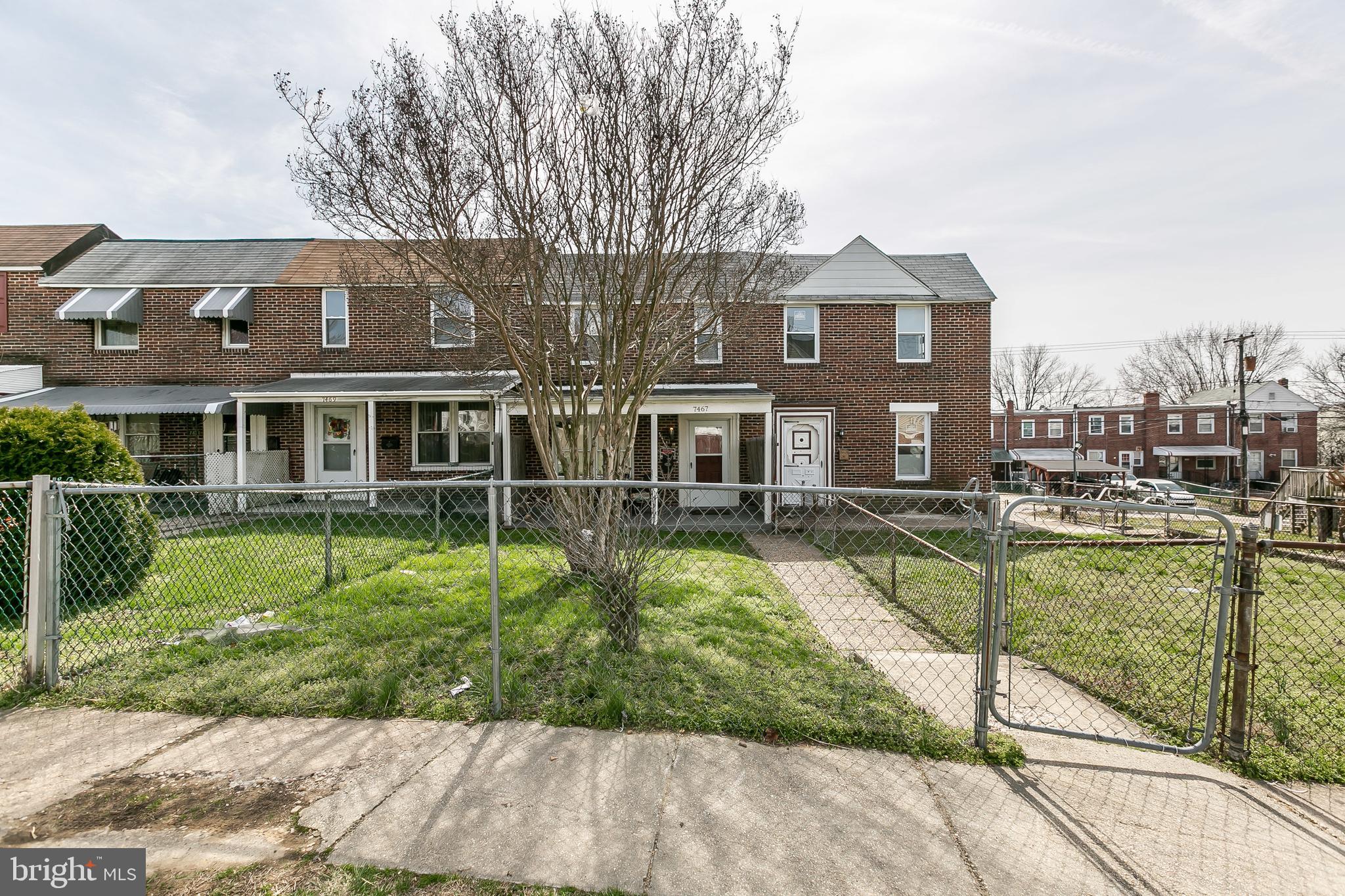 7467 Berkshire Road Baltimore, MD 21222 - Photo 2 of 26 Fully fenced yard
