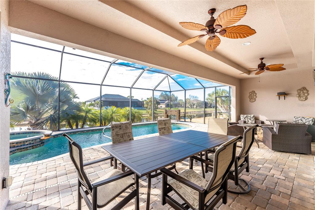 199 Marker Road Rotonda West, FL 33947 - Photo 39 of 55 a view of a dining room with furniture window and outside view