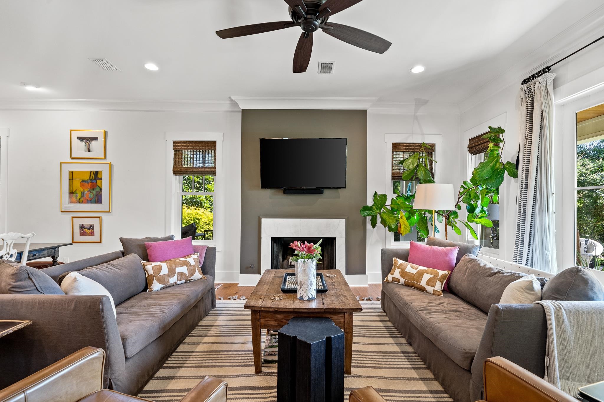 398 Fruit Tree Lane Fairhope, AL 36532 - Photo 5 of 50 Family Room with Fireplac