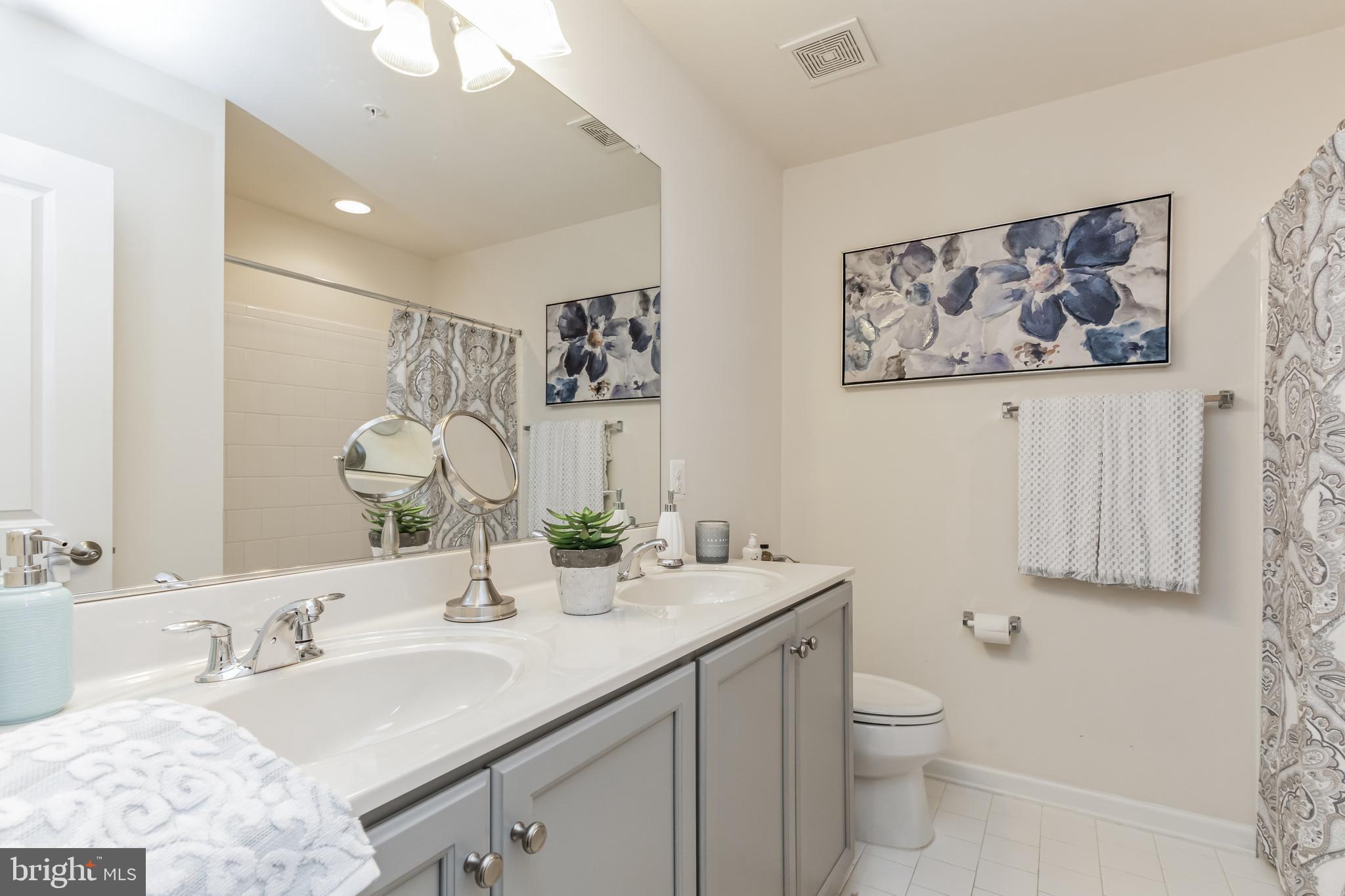 5610 Scott Ridge Place Frederick, MD 21704 - Photo 18 of 28 Upper Level Shared Bathroom with Double Sinks
