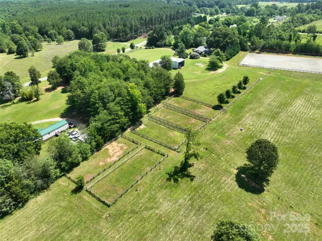 a view of an outdoor space and mountain view in back