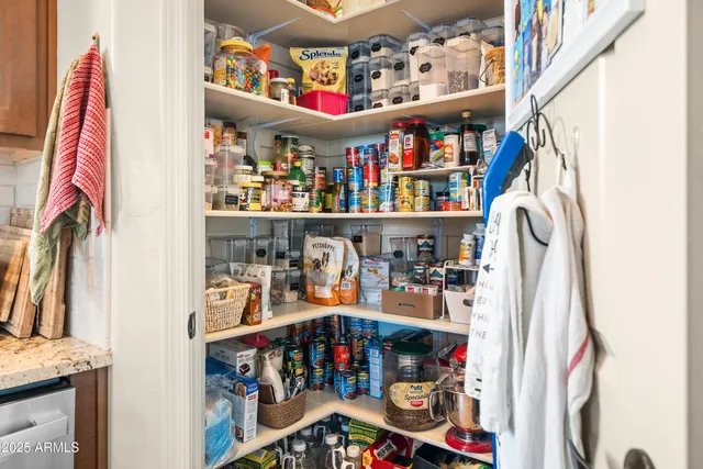 a view of water heater room