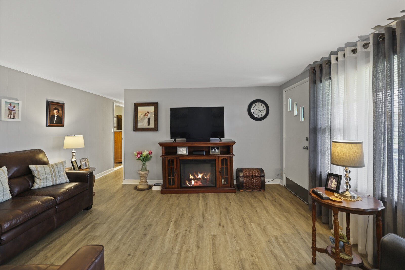 233 Rucker Road Murfreesboro, TN 37127 - Photo 12 of 55 a living room with furniture and a flat screen tv