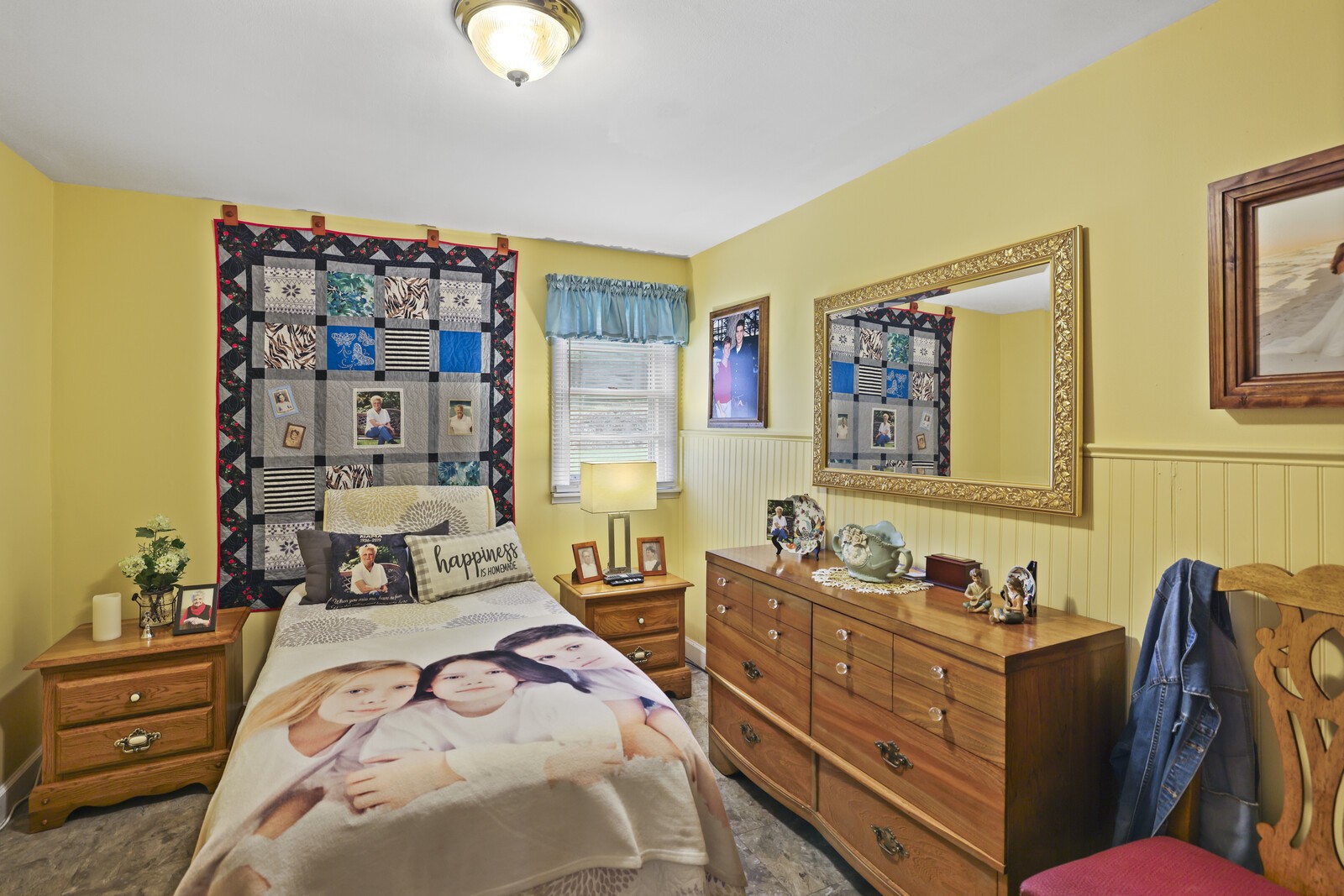 233 Rucker Road Murfreesboro, TN 37127 - Photo 22 of 55 a bedroom with a bed and wooden floor