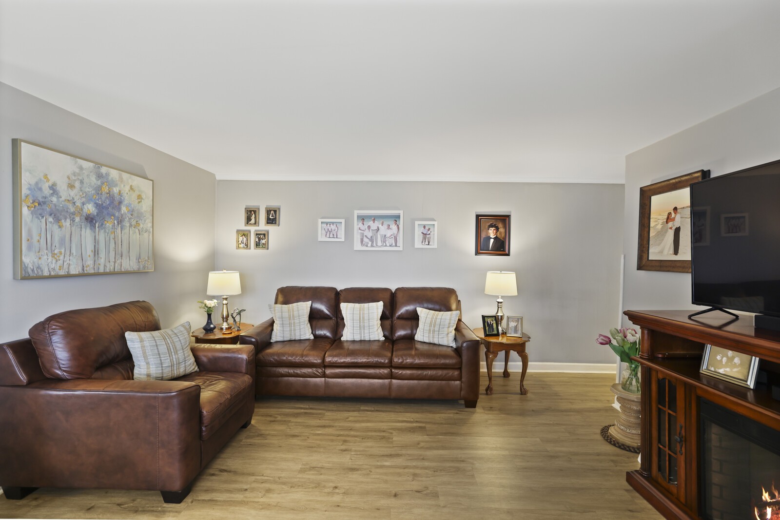 233 Rucker Road Murfreesboro, TN 37127 - Photo 10 of 55 a living room with furniture and a flat screen tv