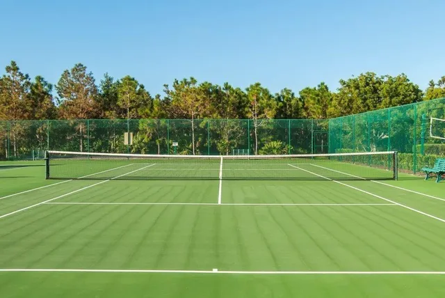 a view of a dining area with furniture